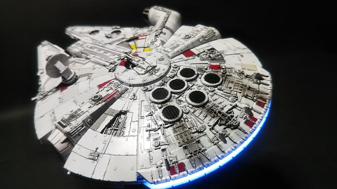 電飾改修　ミレニアムファルコン 塗装 完成品 1/350 ビーグル