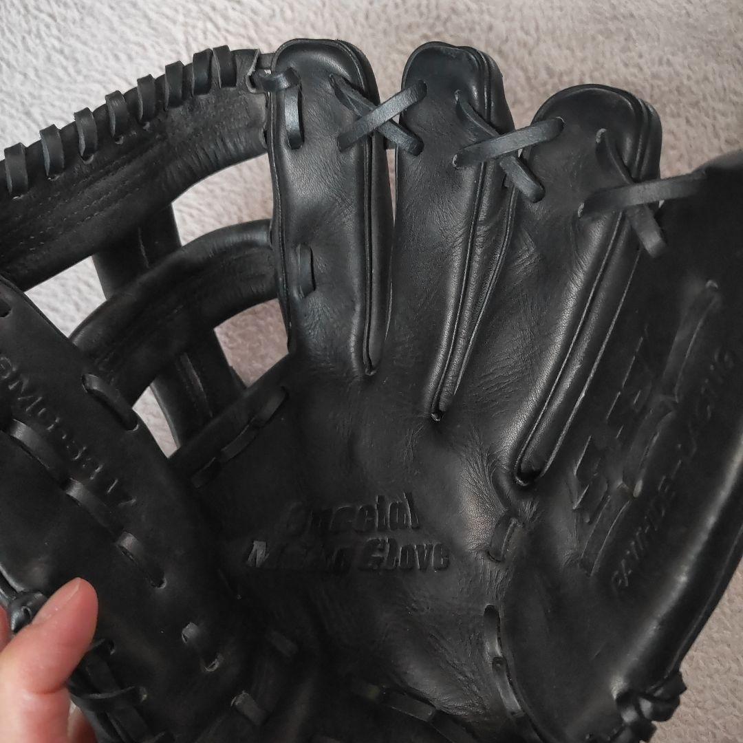 SSK ブラック 軟式グローブ RAWHIDE RACING