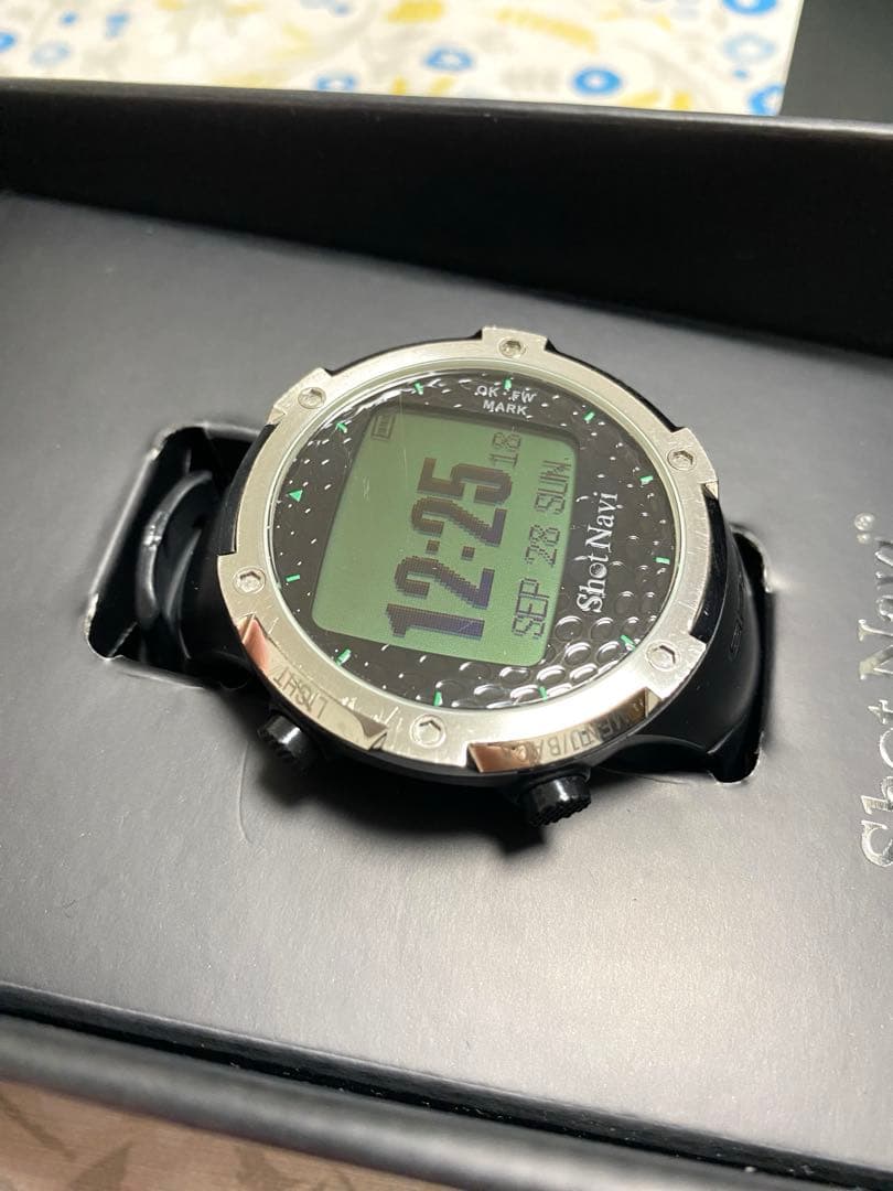 ショットナビ　GPS ゴルフウォッチ　距離計　腕時計　W1-FW