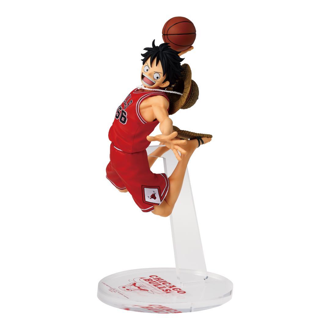ワンピース NBA モンキー・D・ルフィ シカゴブルズ　赤
