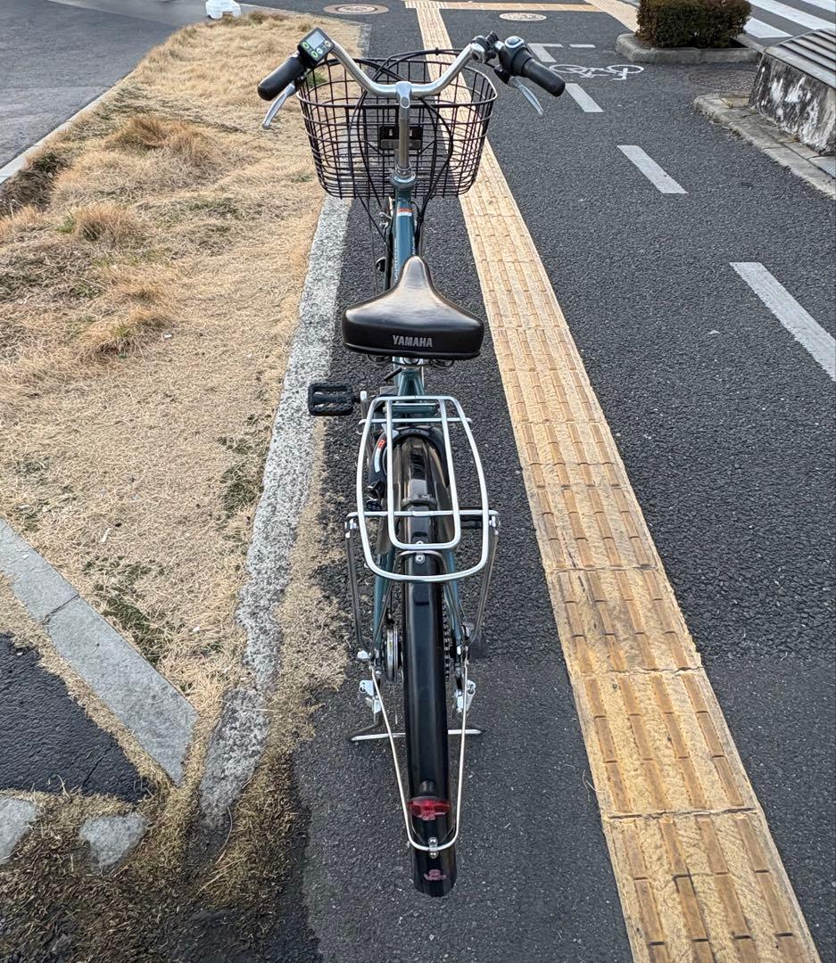 中古YAMAHA電動アシスト自転車　12.3Ah 大阪　065