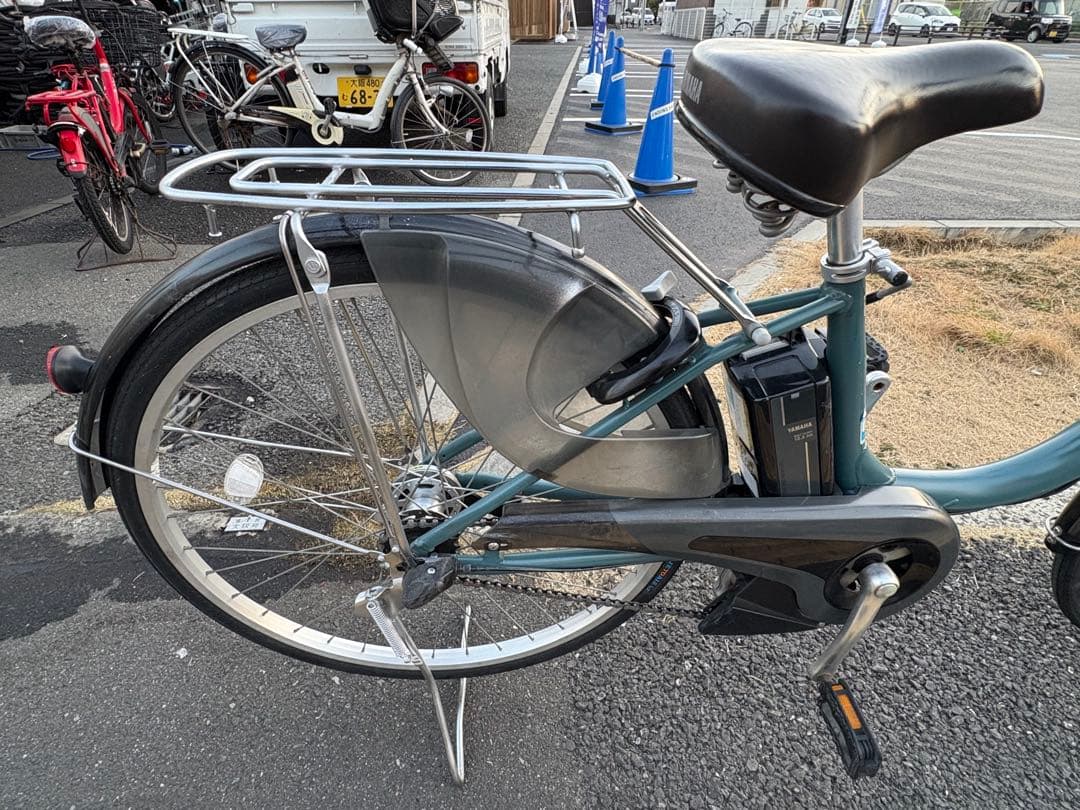 中古YAMAHA電動アシスト自転車　12.3Ah 大阪　065