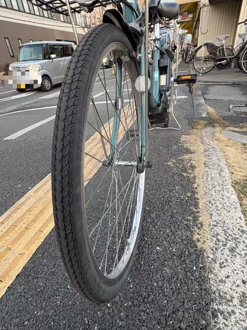 中古YAMAHA電動アシスト自転車　12.3Ah 大阪　065