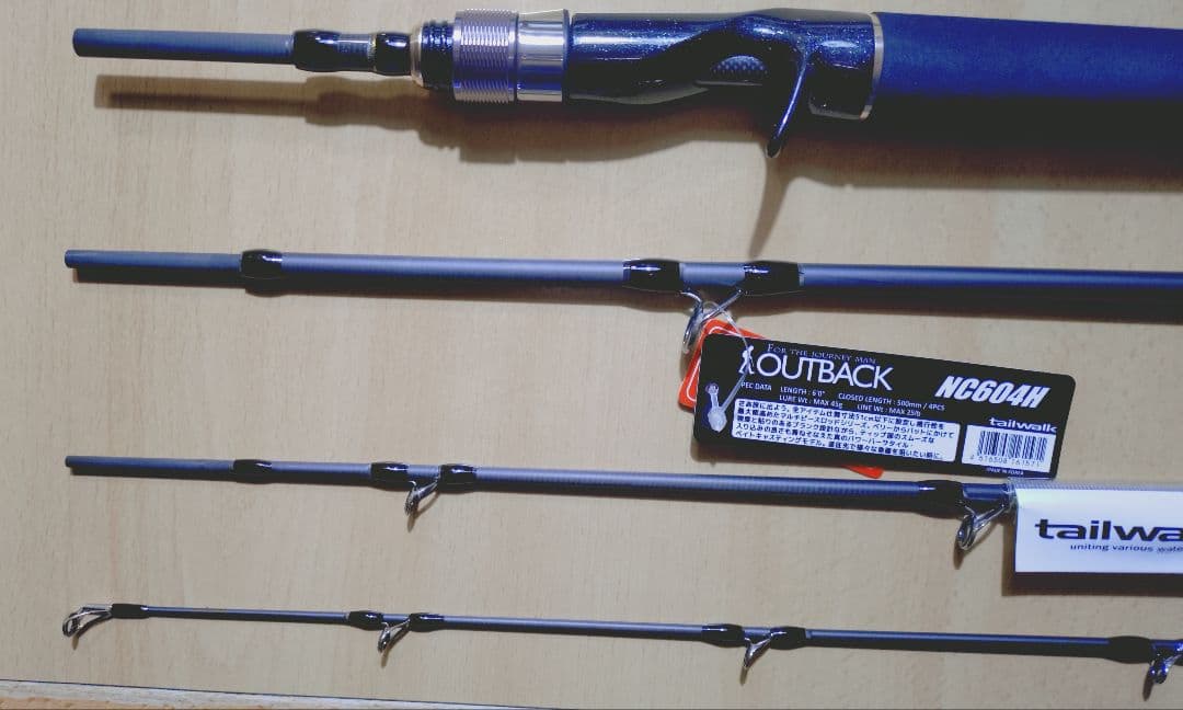 ロッド tailwalk OUTBACK NC604H 50%off