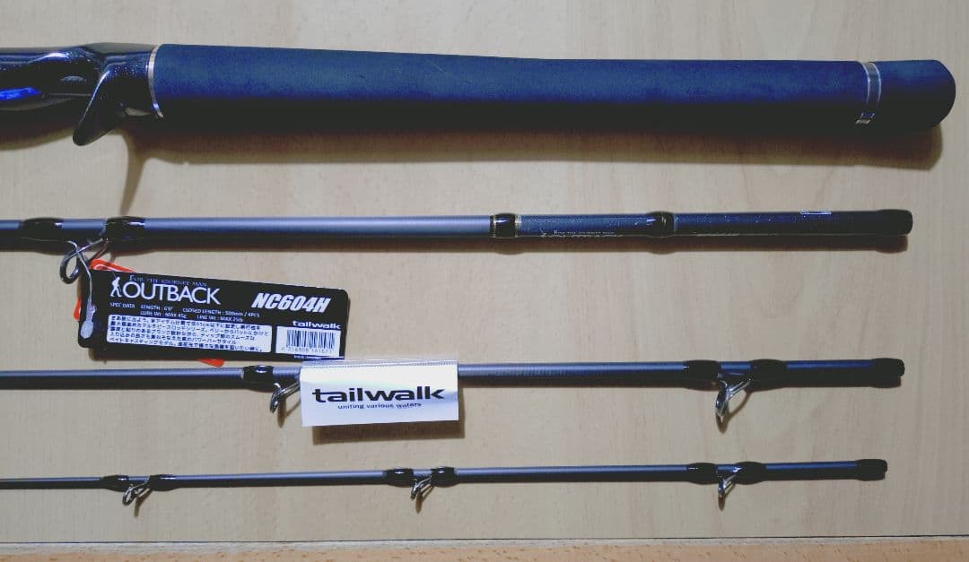 ロッド tailwalk OUTBACK NC604H 50%off