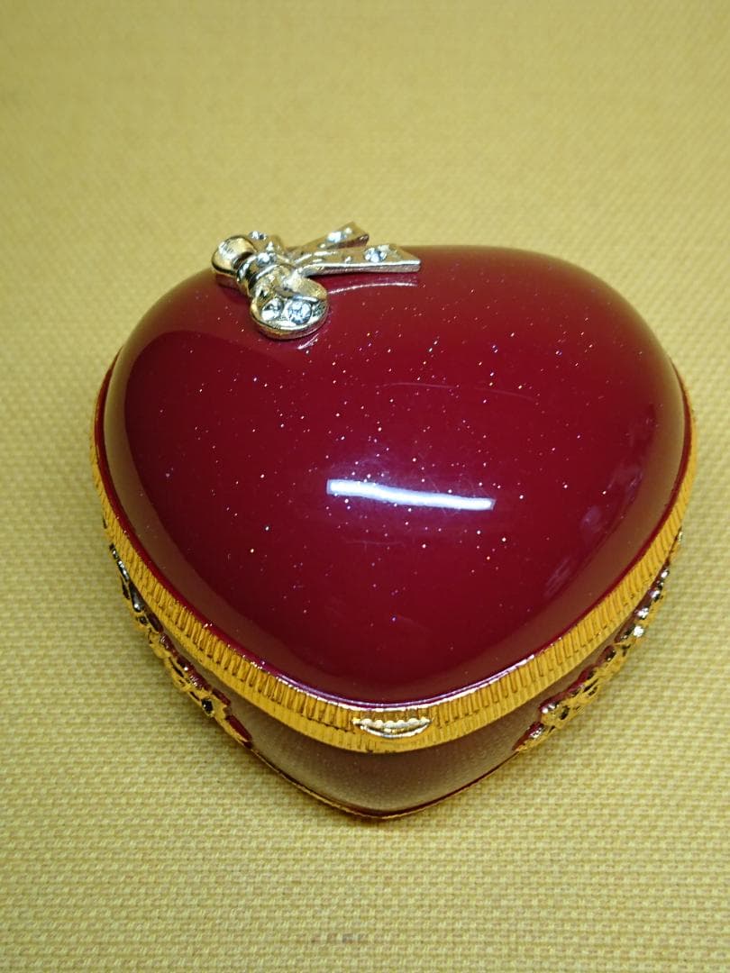 【美品】オルゴール　ジュエリーボックス　金属　置物　工芸品　美術品　A1498