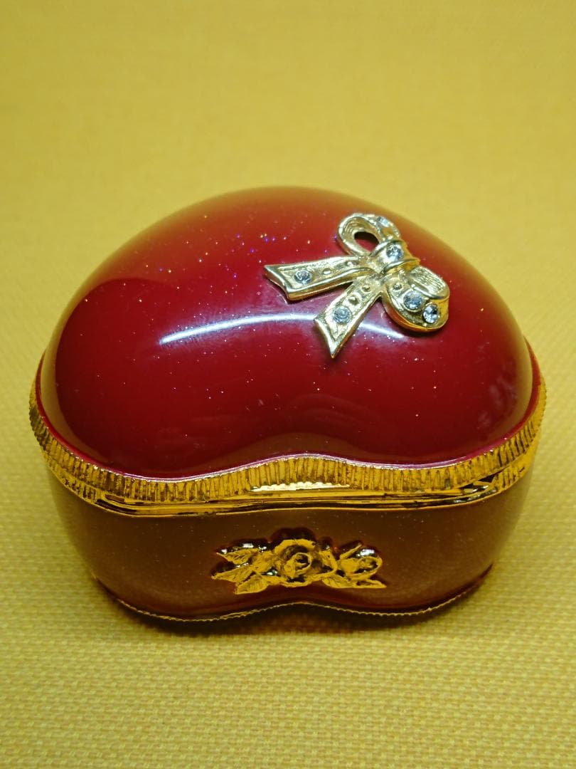 【美品】オルゴール　ジュエリーボックス　金属　置物　工芸品　美術品　A1498
