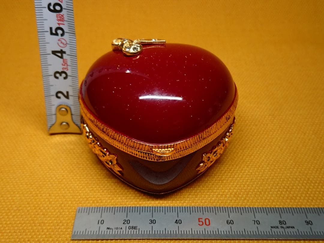 【美品】オルゴール　ジュエリーボックス　金属　置物　工芸品　美術品　A1498