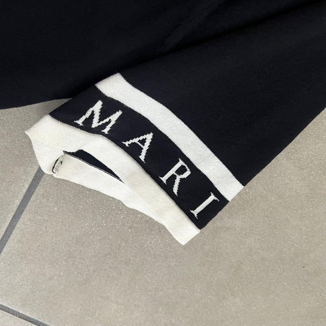 muta MARINE ムータマリン　サマーニット　モックネック　メンズ　L 黒
