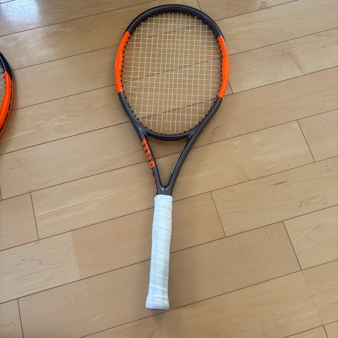 Wilson BURN95グリップ2 硬式テニスラケット