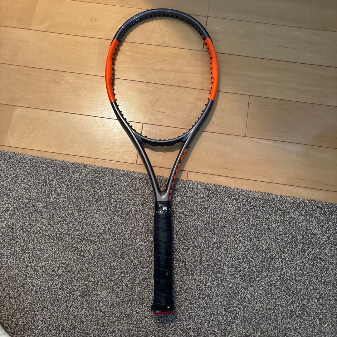 Wilson BURN95グリップ2 硬式テニスラケット