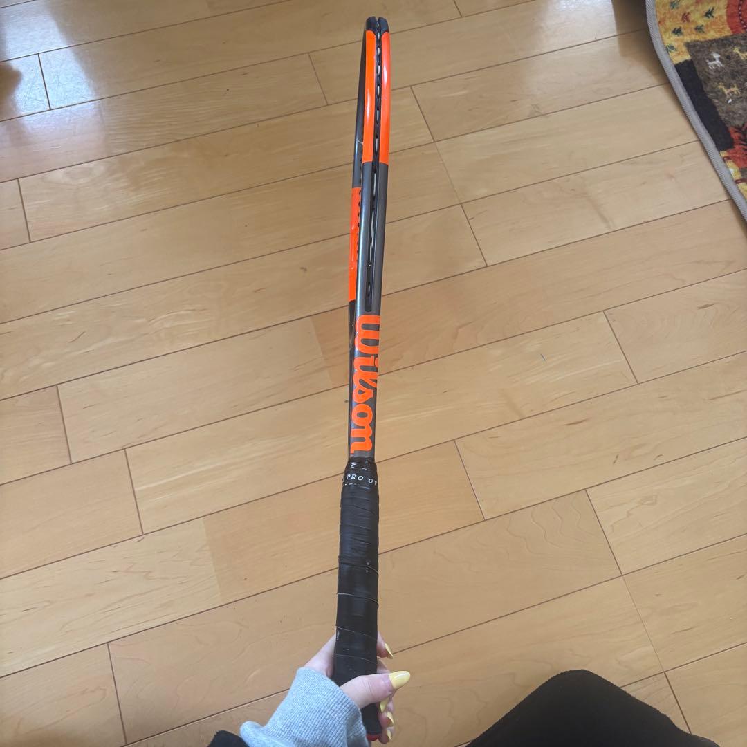 Wilson BURN95グリップ2 硬式テニスラケット