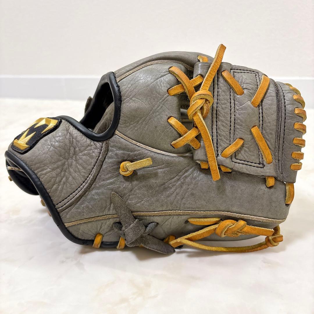 ⚾️ミツワタイガー　一般軟式　内野手グローブ 　右投げ　グレー