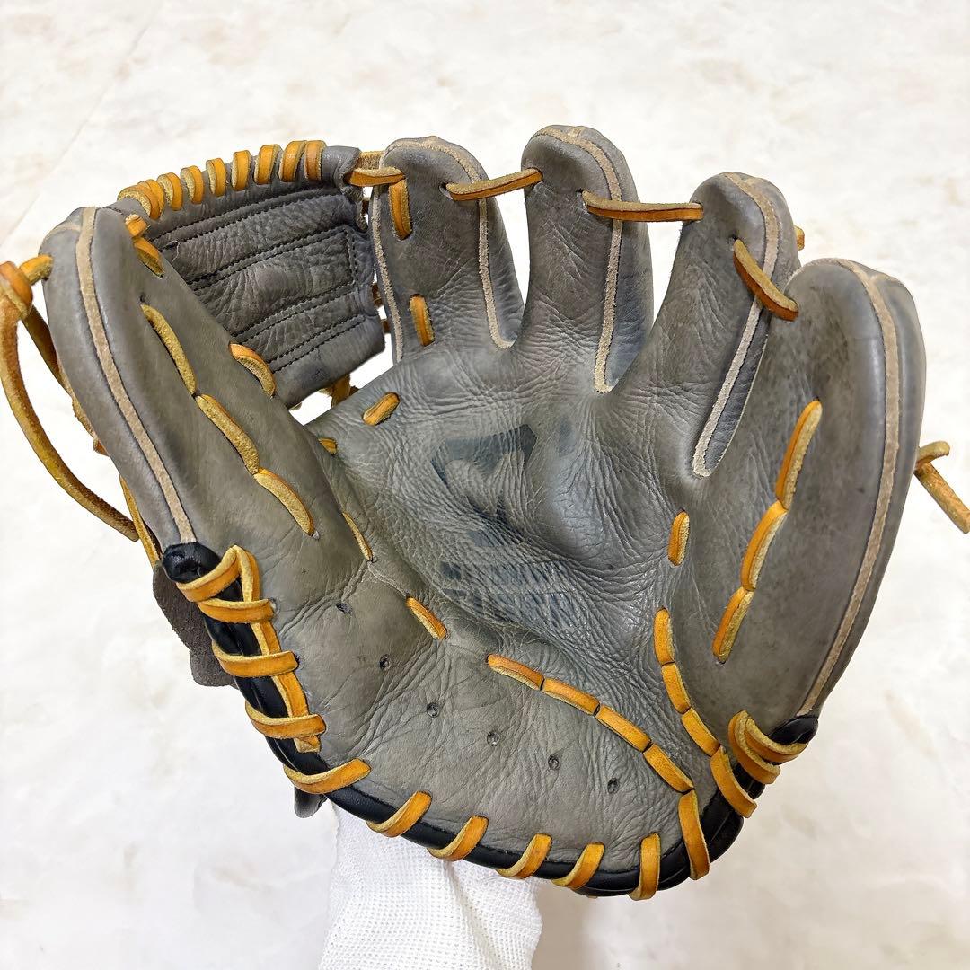 ⚾️ミツワタイガー　一般軟式　内野手グローブ 　右投げ　グレー