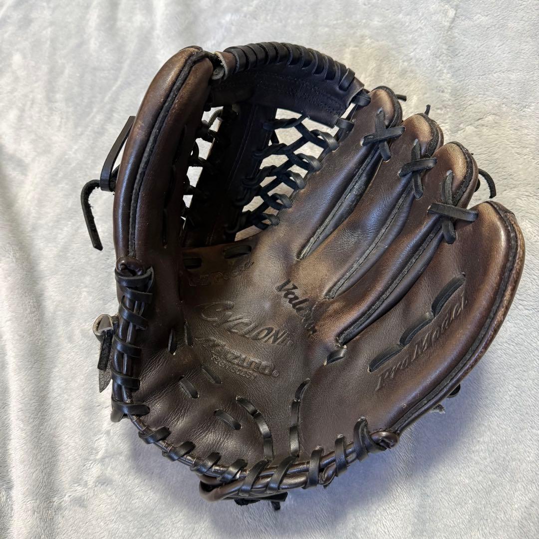 MIZUNO Cyclone Pro Model ブラウン 軟式グローブ
