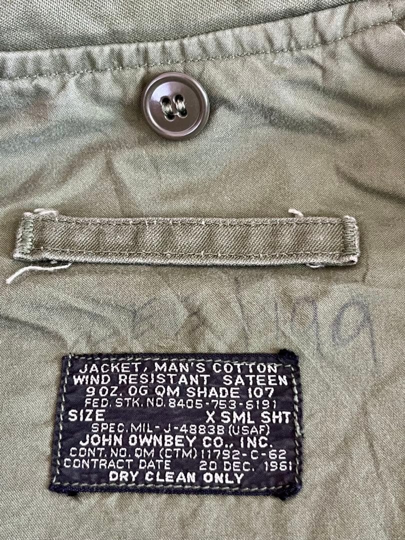 60's U.S.A.F. フィールド JACKET X-Small 実物良上品