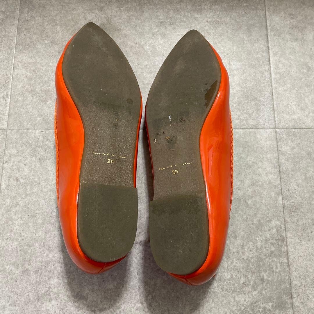 Emma Frances　エマフランシス　バレエシューズ　オレンジ　25センチ