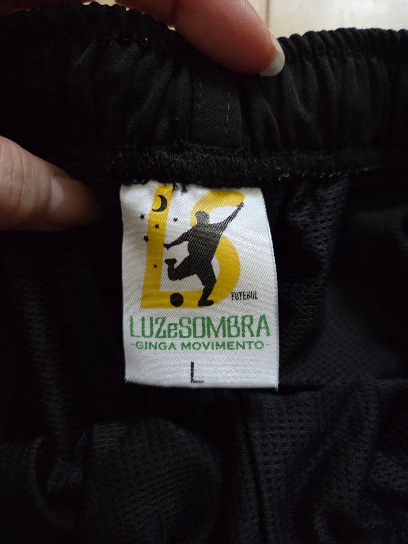 LUZeSOMBRA ブラックハーフパンツ　L