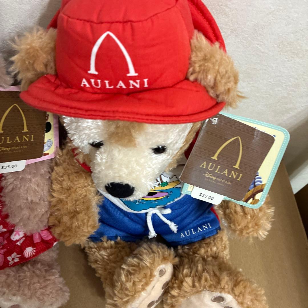 劇レア　ハワイAULANI ダッフィーとシェリーメイ　ぬいぐるみ　セット
