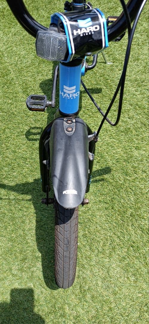 【お値下げ交渉可！】Haro 18インチ スカイブルー　泥除け、スタンド付き