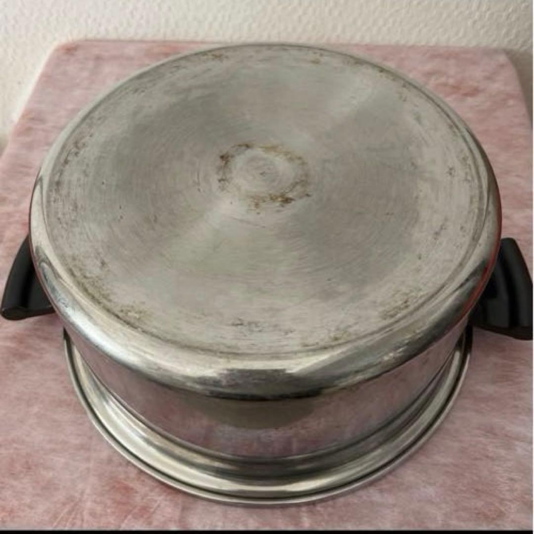 Amway クイーン・クックウェア　シチューパン 無水鍋 H対応　蒸し器