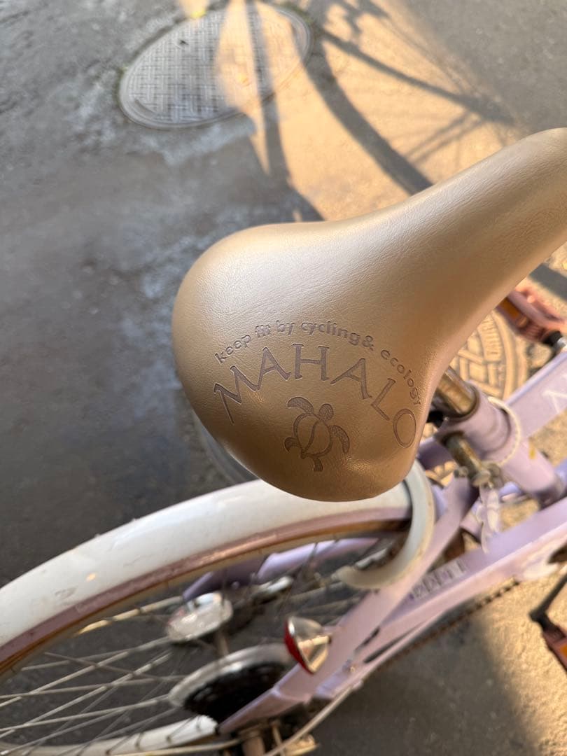 MAHALOジュニア　22インチ　パープル　自転車
