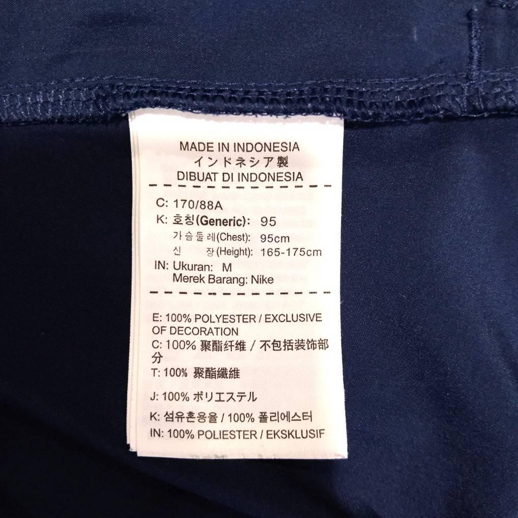 Nike ナイキ メンズ ジャケット トレーニング ジャージ ナイロン 紺 M