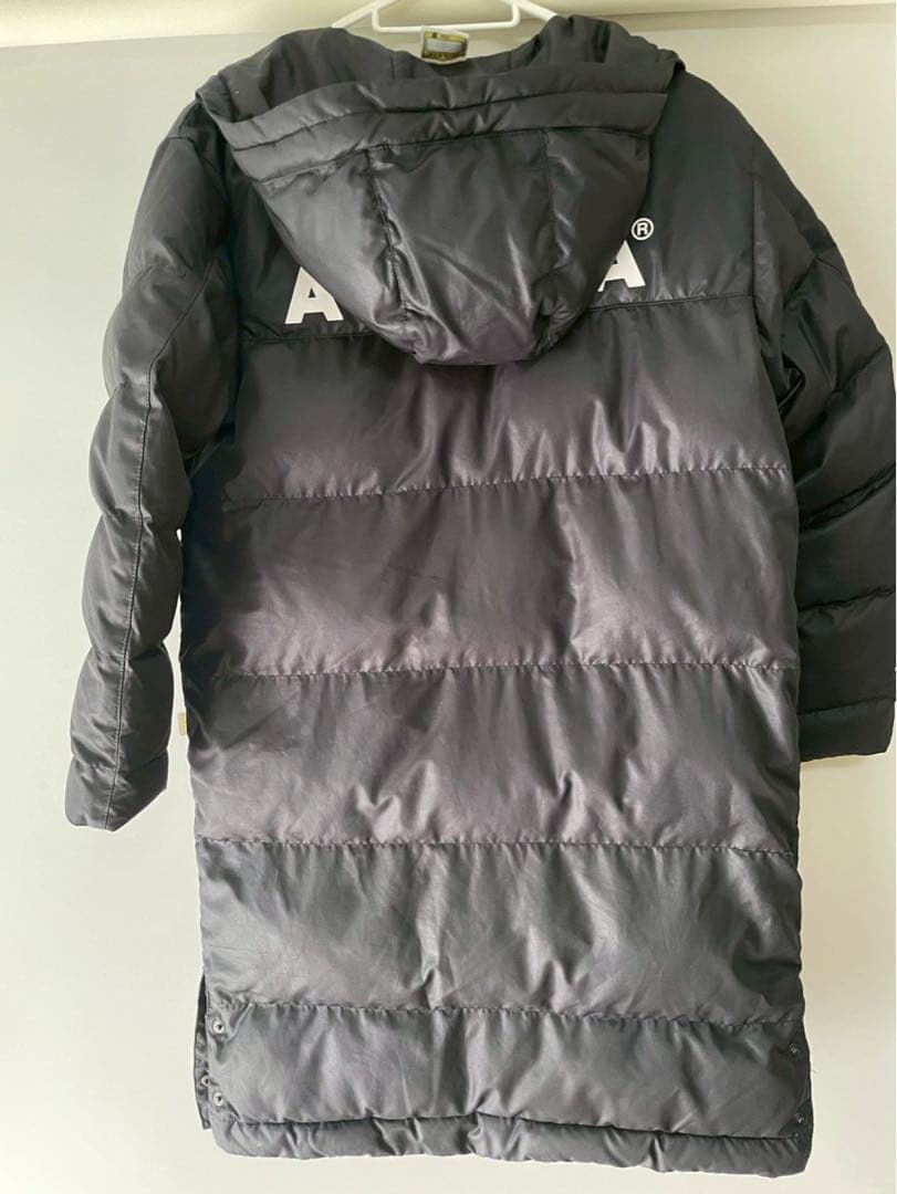 ATHLETA フード付きベンチコート 140黒