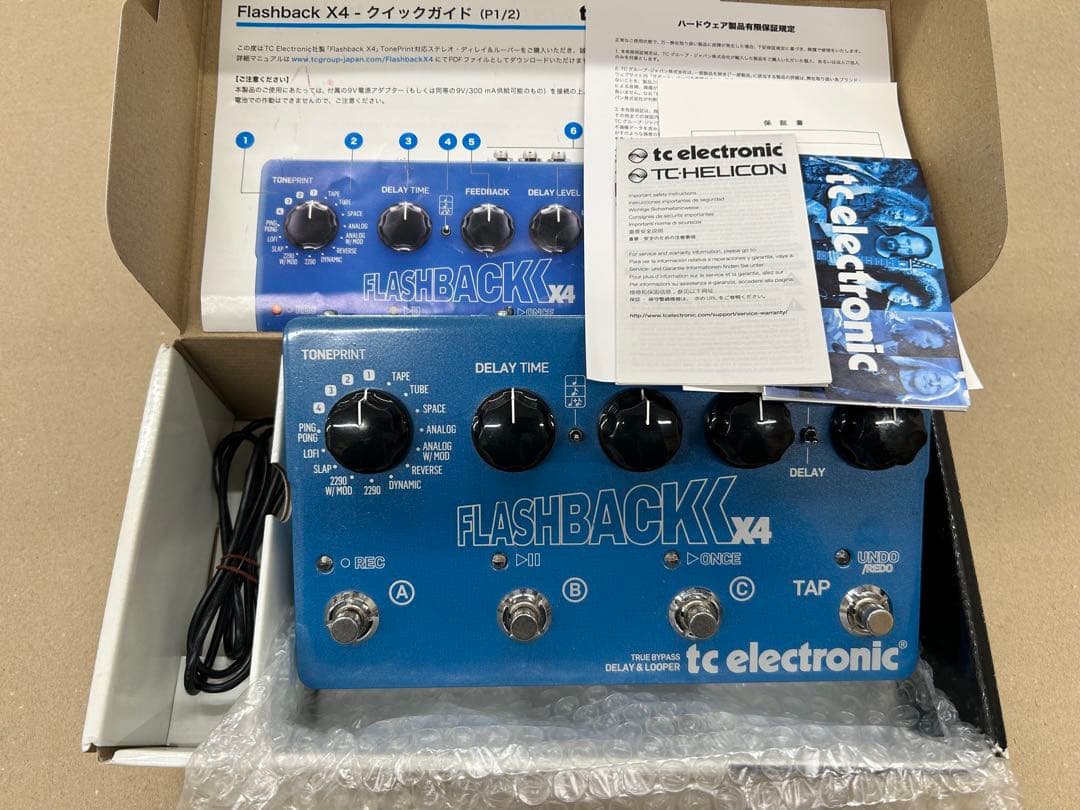tc electronic【FLASHBACK X4】ディレイ＆ルーパーUSED