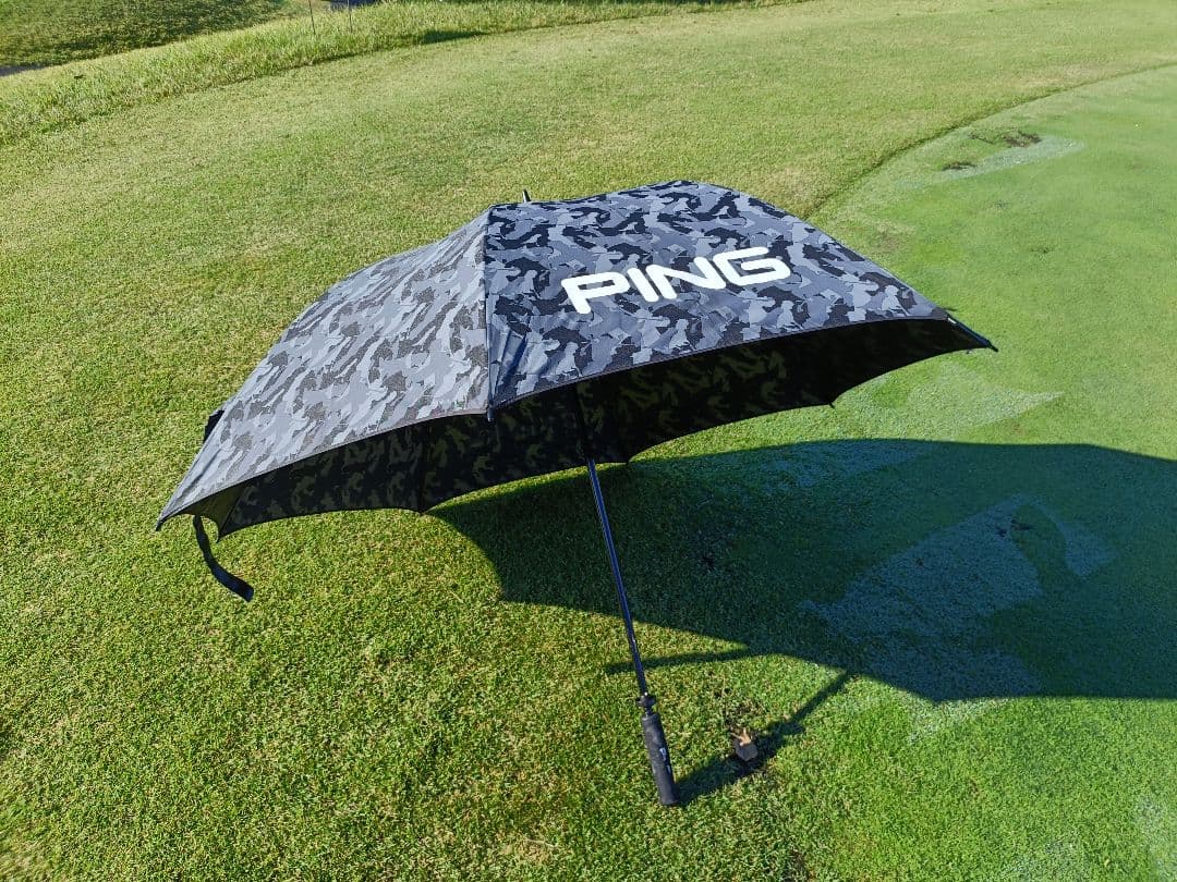 PING ゴルフ用傘 迷彩柄 大きめ