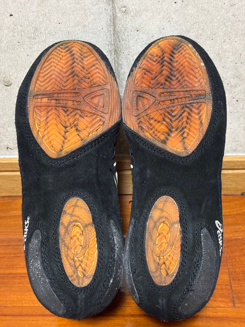 アシックス ジャッカル レスリングシューズ 26.0cm 白黒 JL203
