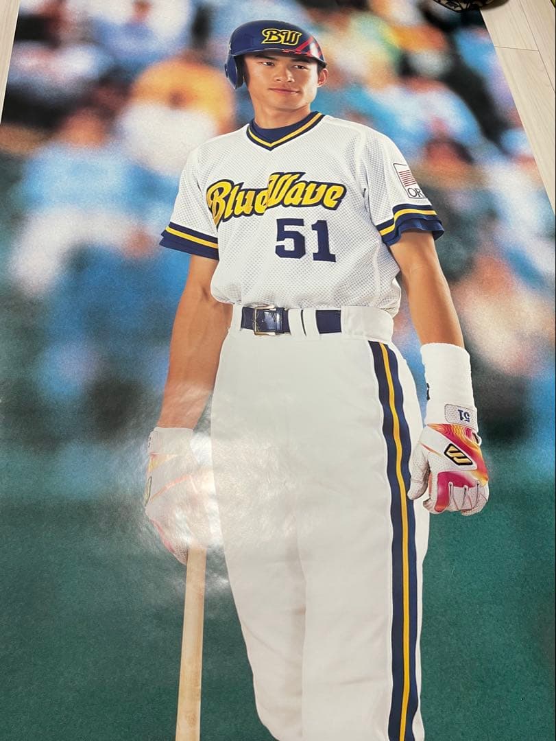 イチロー、等身大ジャンボポスター、未使用品、メジャーリーガー