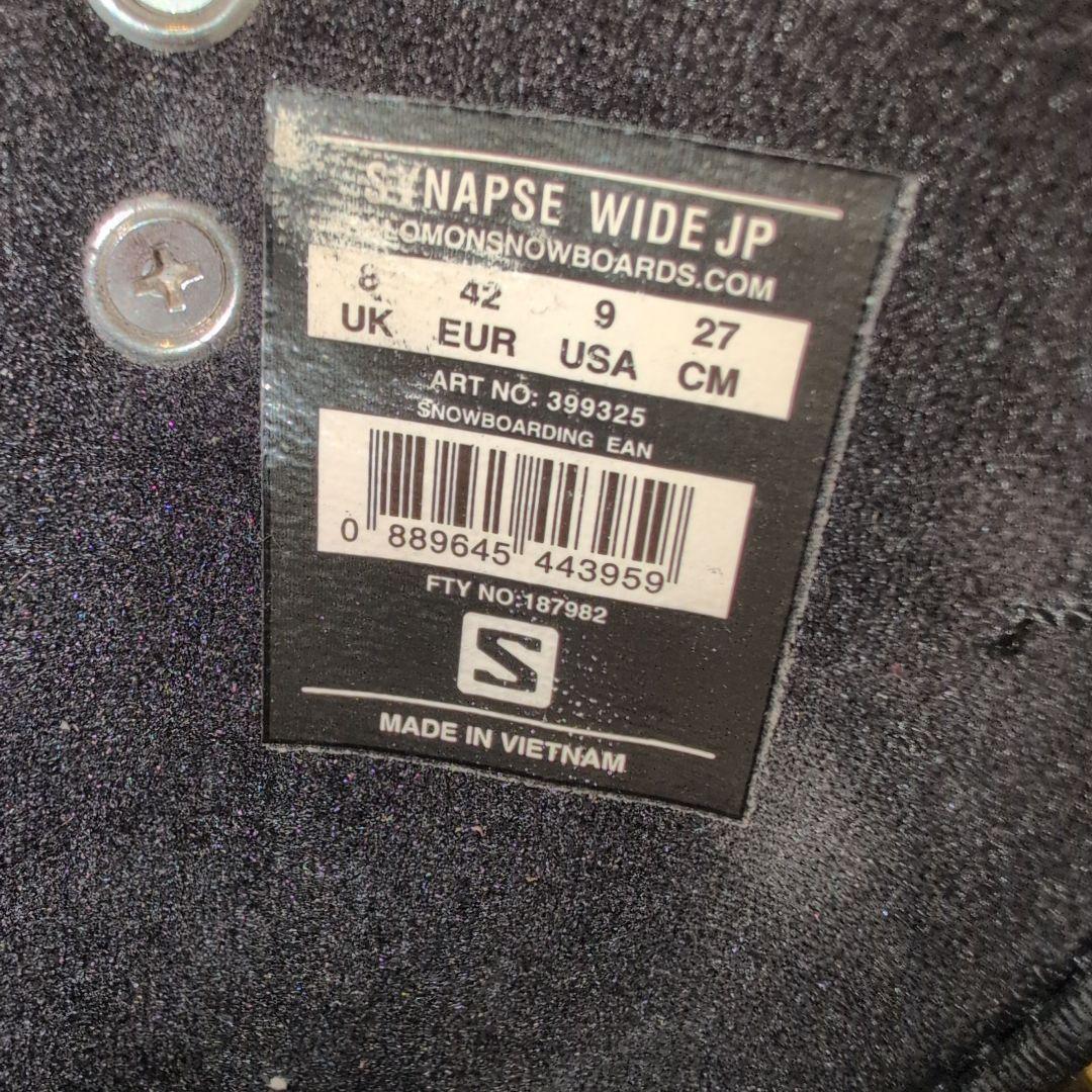 SALOMON SYNAPSE WIDE JPスノーボードブーツ