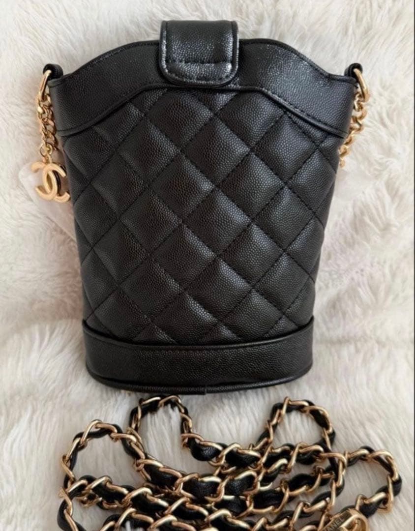 CHANEL ブラック バケットバッグ ノベルティ