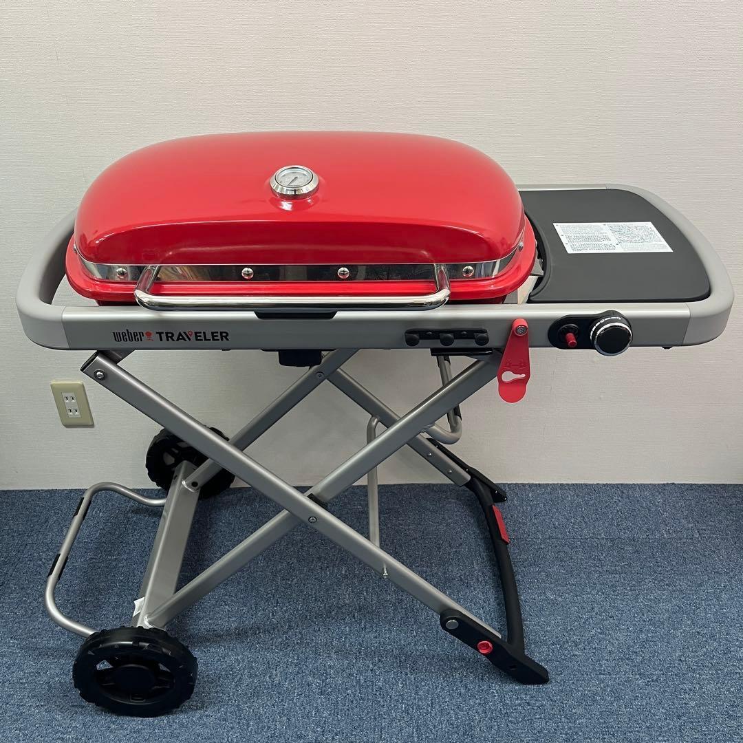 未使用品 Weber Traveler ポータブルガスグリル バーベキューコンロ