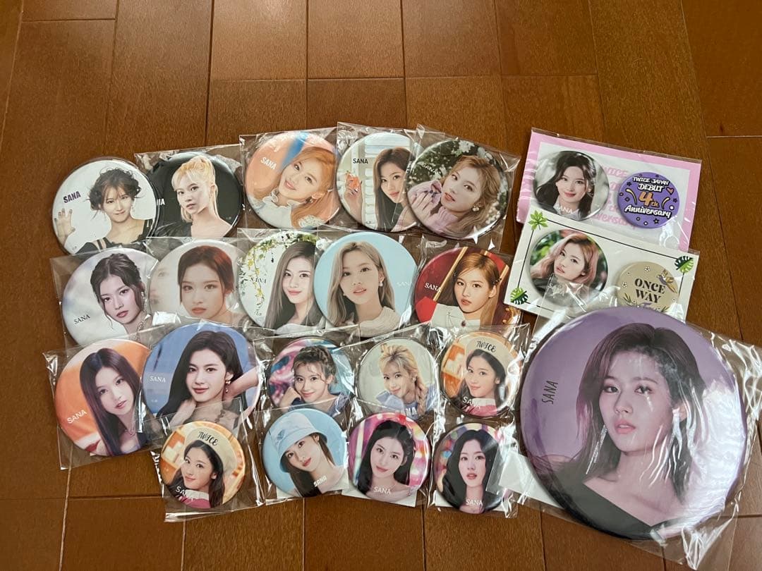 TWICE サナ 缶バッジ まとめ売り 22個