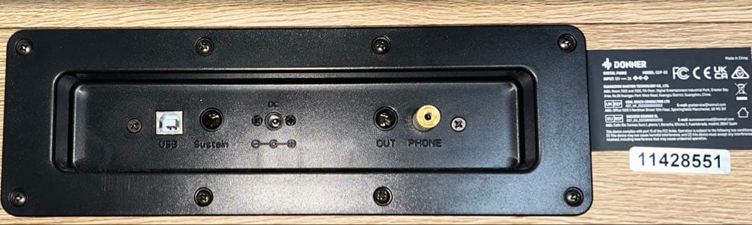 Donner 電子ピアノ セミウェイト 88鍵盤 DDP-60 ヘッドセット