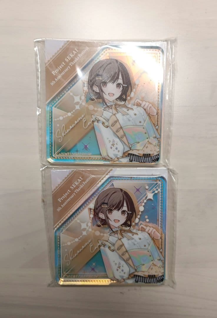 プロセカ 東雲絵名 アクリルダイヤ型オーロラアクリルブロック アクスタ