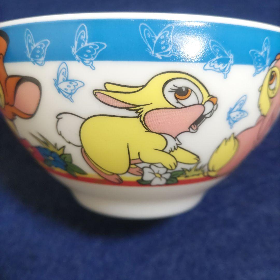 Vintage アルコパル　フランス　ディズニー　バンビ　とんすけ　食器