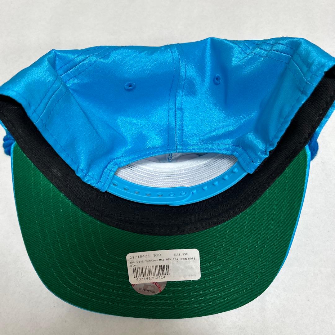 米国購入新品日本未発売 NewEra Snapback 水色 Yankees