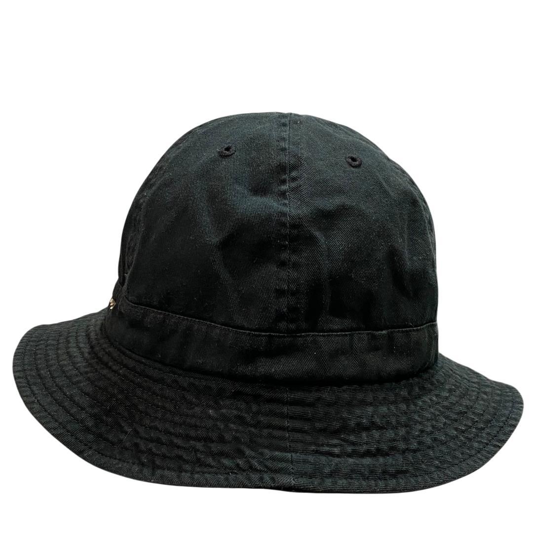 RUFFLOG ラフロッグ バケットハット S/M ブラック ロゴ柄 ゴルフ