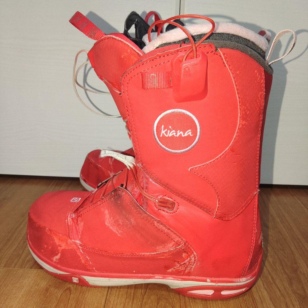 Salomon Kiana スノーボードブーツ 24.5cm 赤