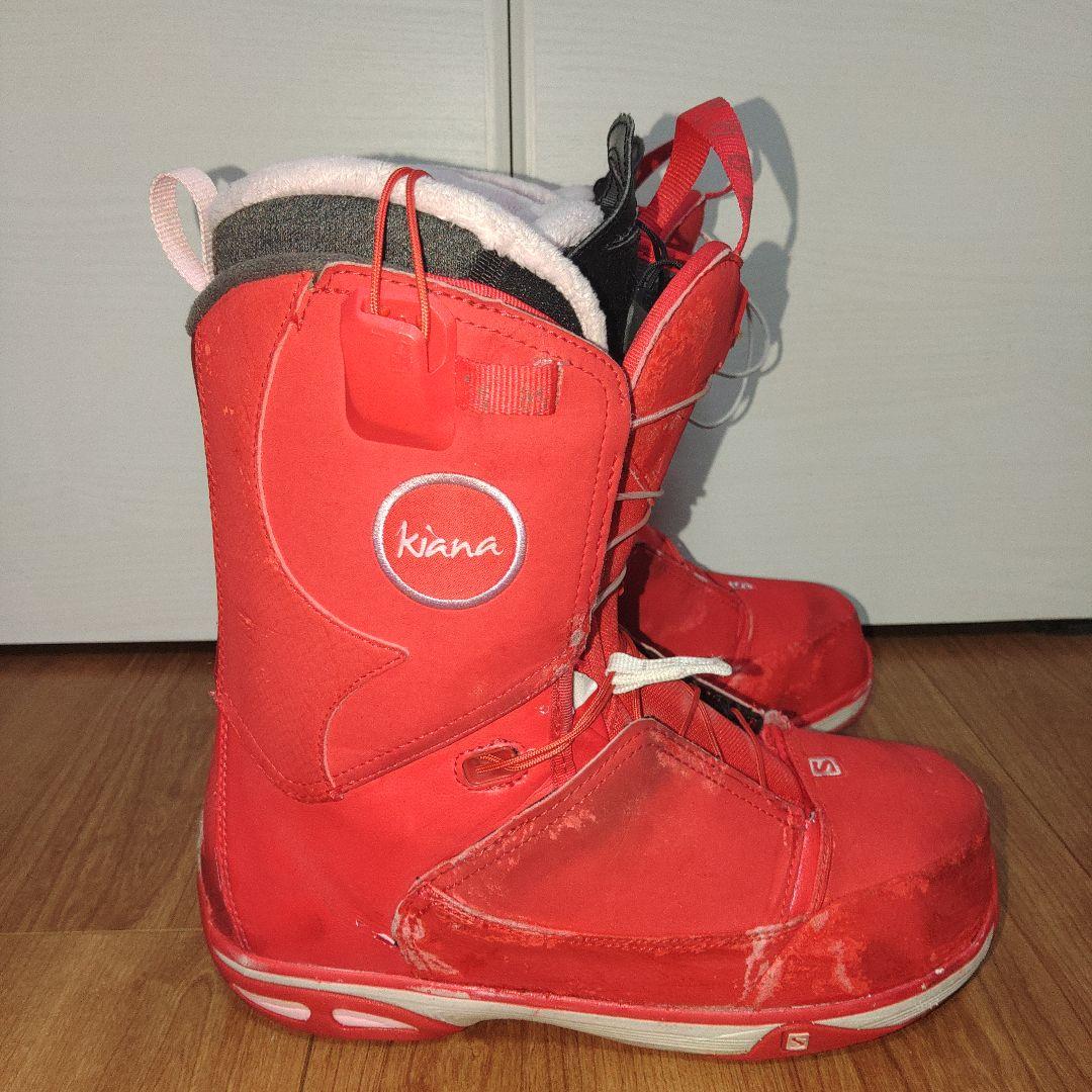 Salomon Kiana スノーボードブーツ 24.5cm 赤