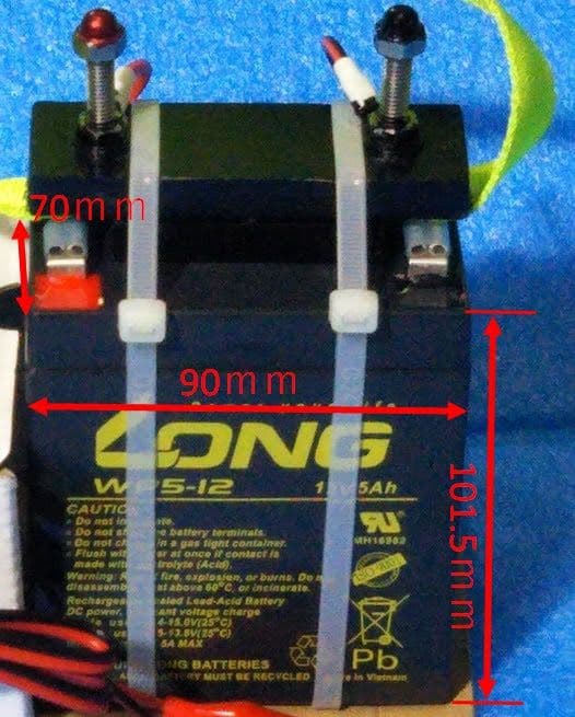 リール用バッテリー（12V、5000mAH） 使い勝手と実績でリピート多数！