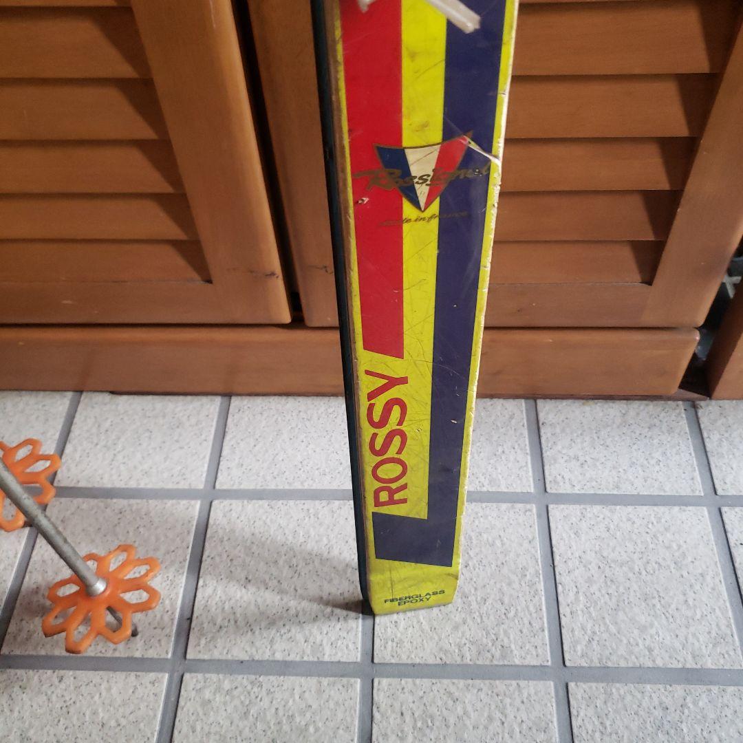 ROSSIGNOL スキー イエロー/ブルー/レッド