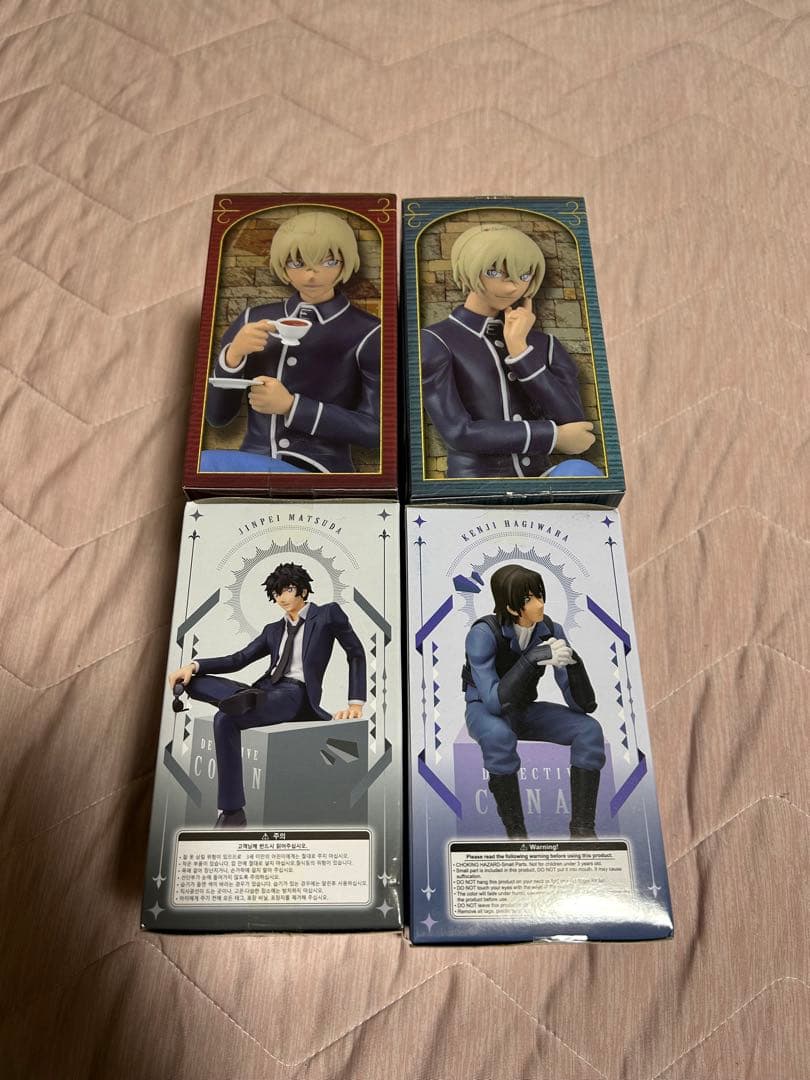 名探偵コナン☆ちょこのせフィギュア4点セット
