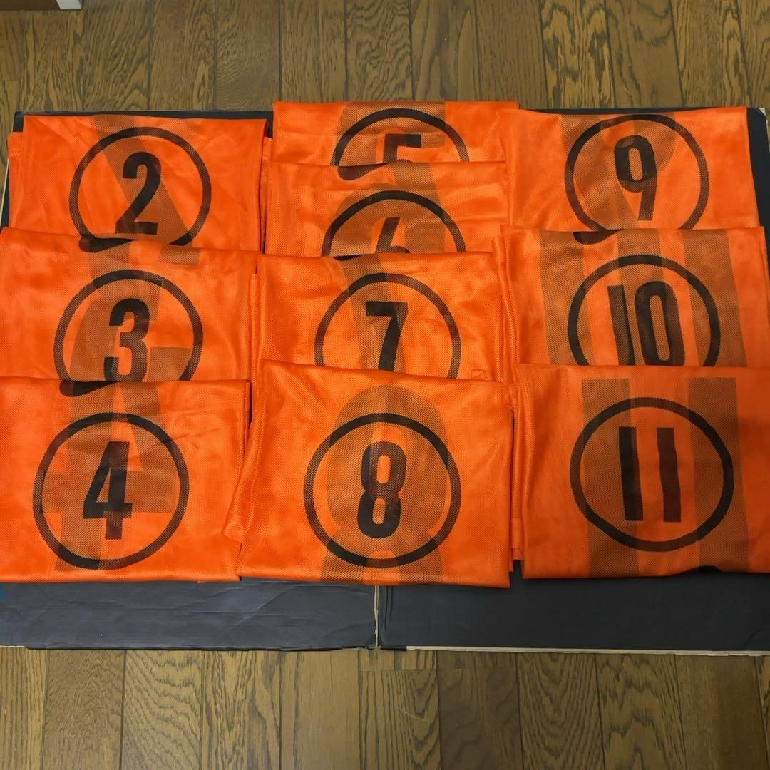 NIKE オレンジ ビブス 10枚セット ナイキ サッカー