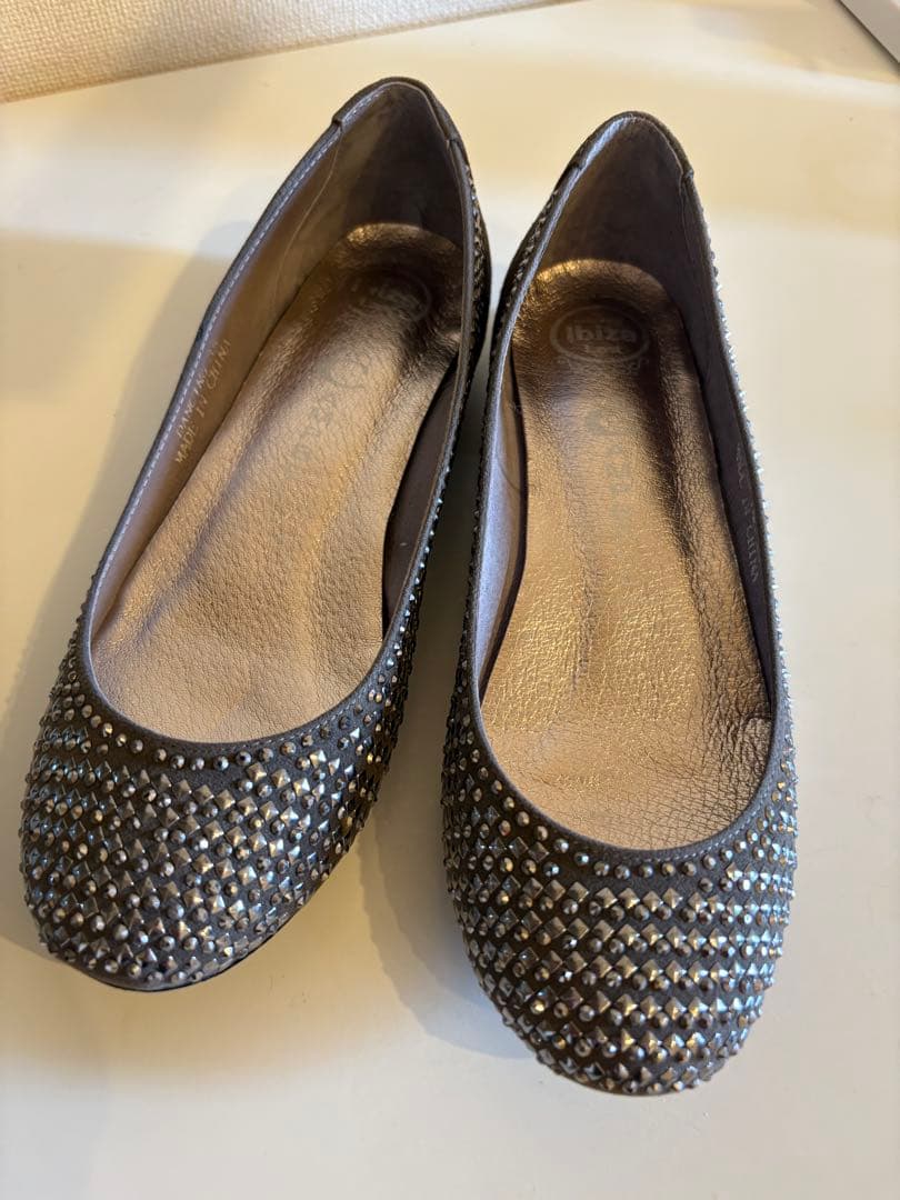 希少！未使用裏・張済JEFFREY CAMPBELL スパンコールバレエシューズ