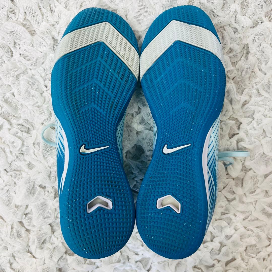 NIKEナイキフットサルシューズ26.5希少完売品レアブルー室内インドアサッカー