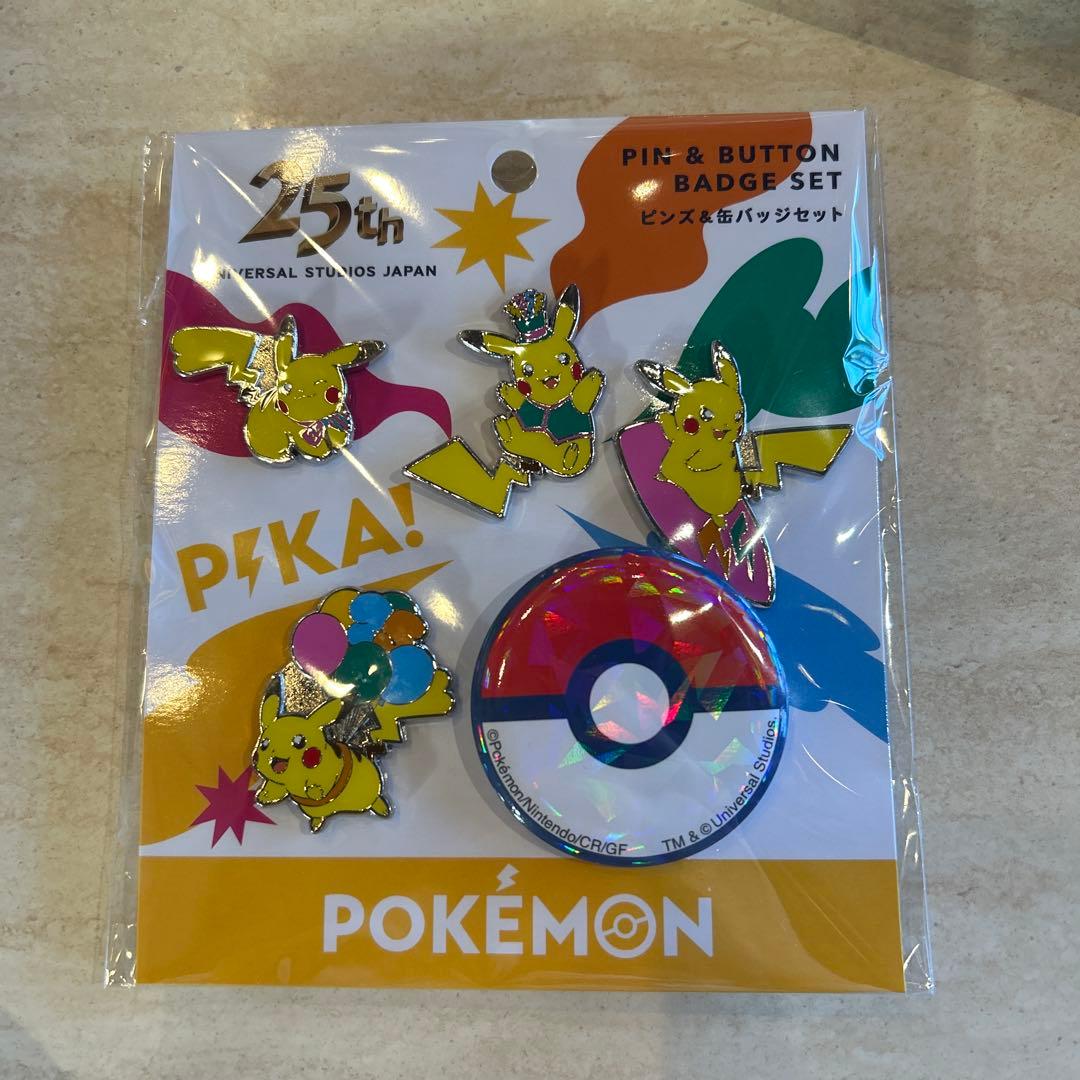 【USJ限定】5点セット　ポケモン 25周年記念
